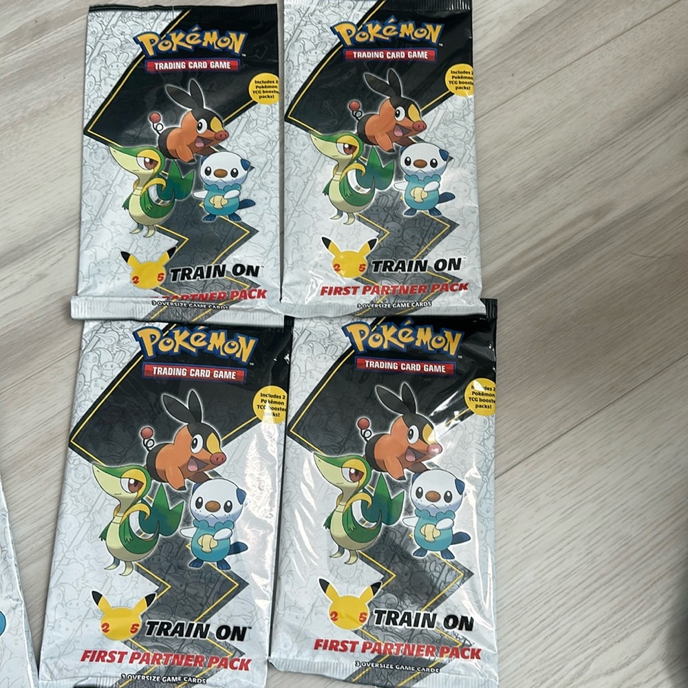 Pokémon TCG: UNOVA First Partner Pack 25th Anniversary Train On Factory Sealed!!